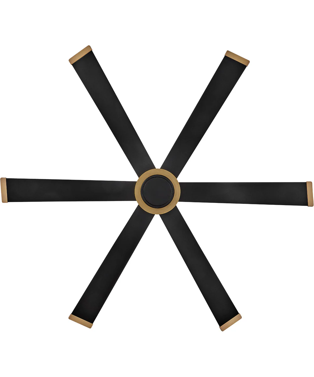 Andros 64" LED Smart Fan Matte Black - Image 7