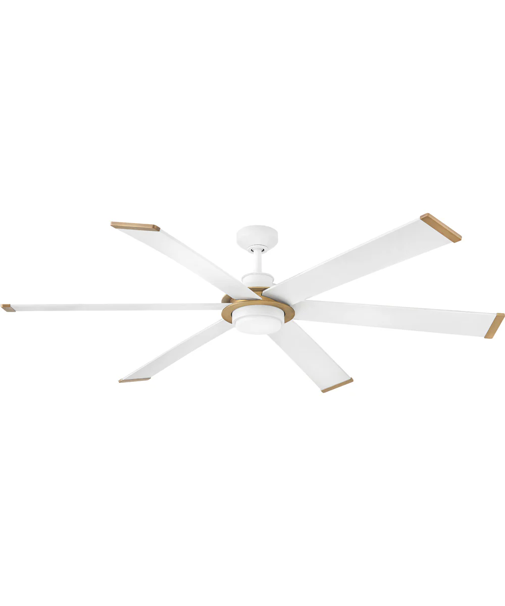 Andros 64" LED Smart Fan Matte White