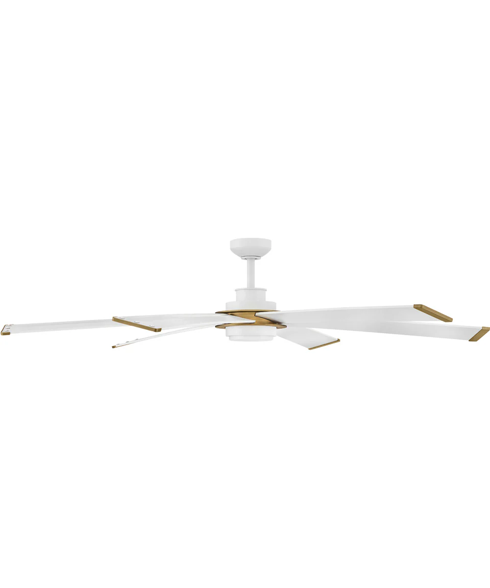 Andros 64" LED Smart Fan Matte White - Image 3