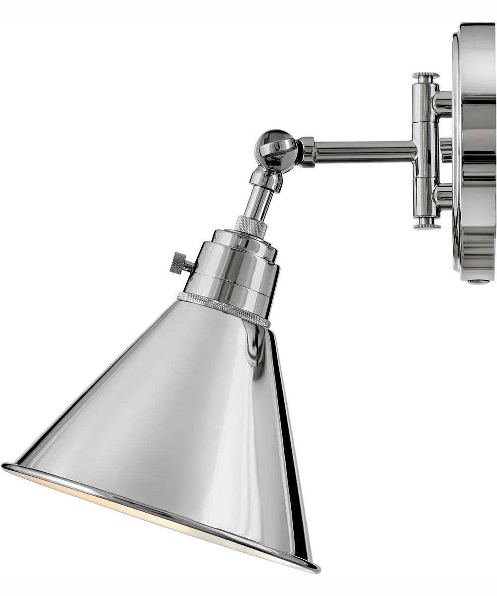 Arti 1-Light Single Light Sconce in Polished Nickel - Image 7