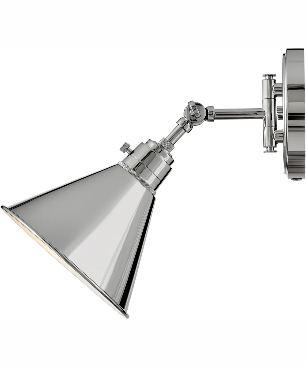 Arti 1-Light Single Light Sconce in Polished Nickel - Image 8