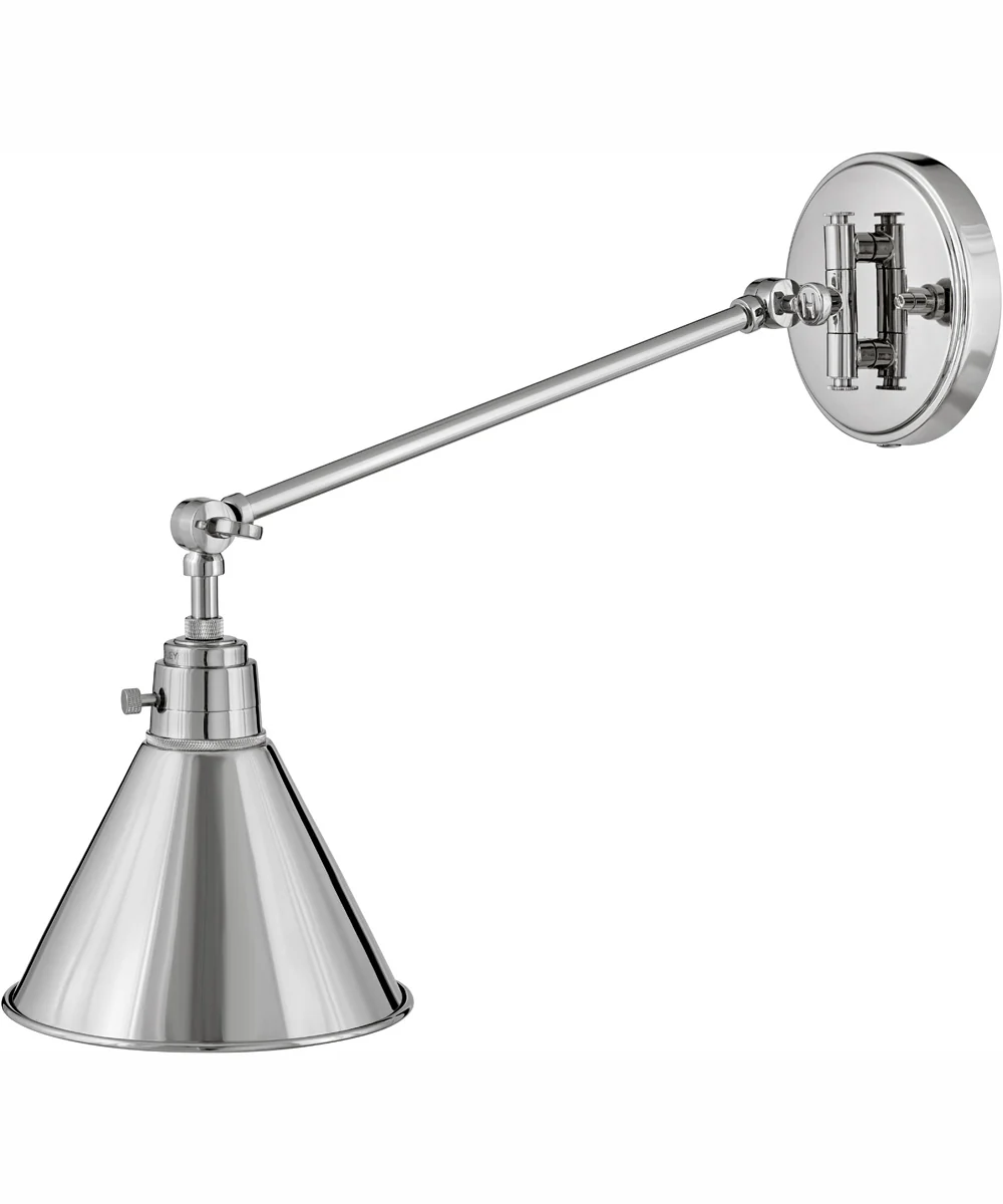 Arti 1-Light Single Light Sconce in Polished Nickel - Image 5
