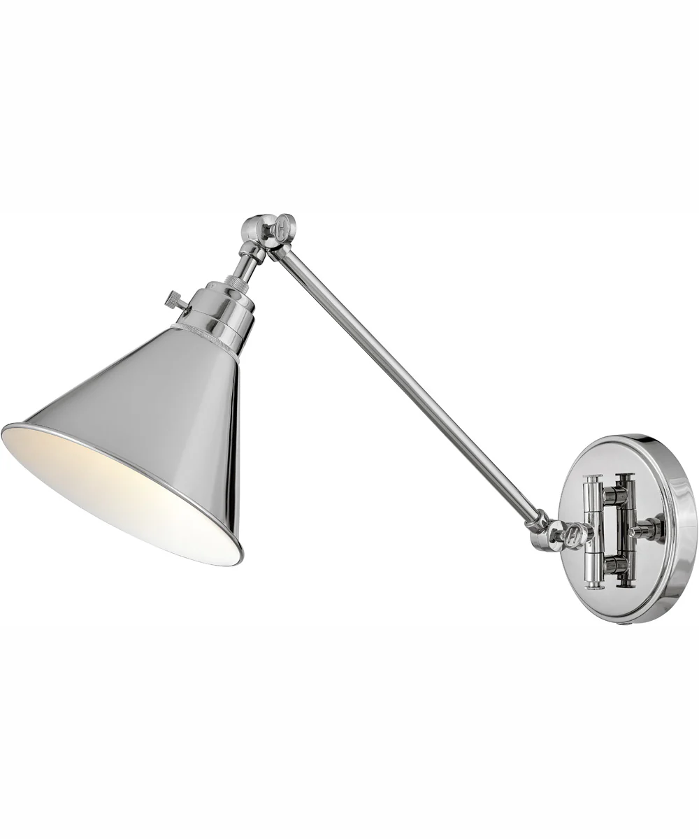 Arti 1-Light Single Light Sconce in Polished Nickel - Image 6