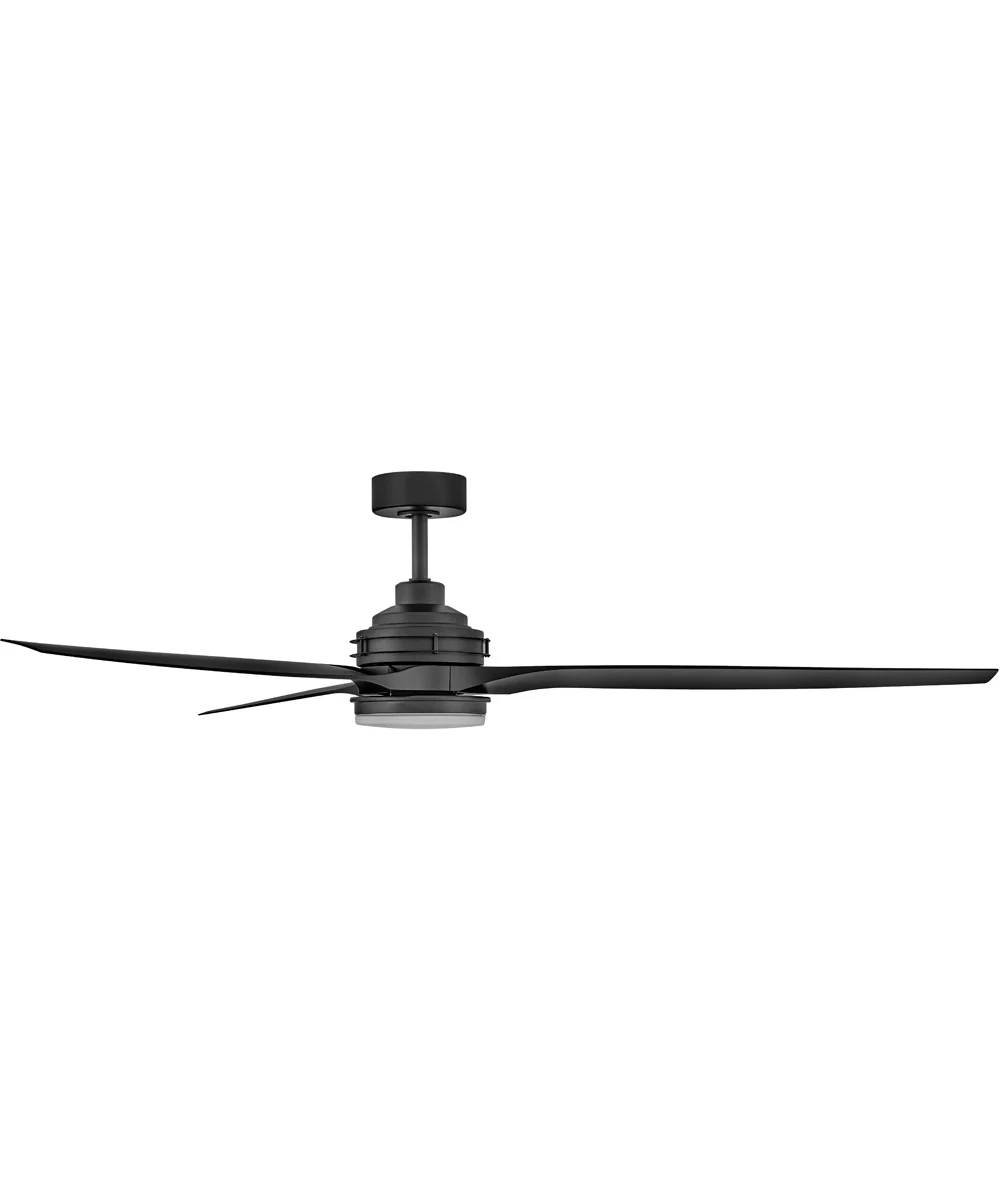Artiste 72" LED Smart Fan Matte Black - Image 3
