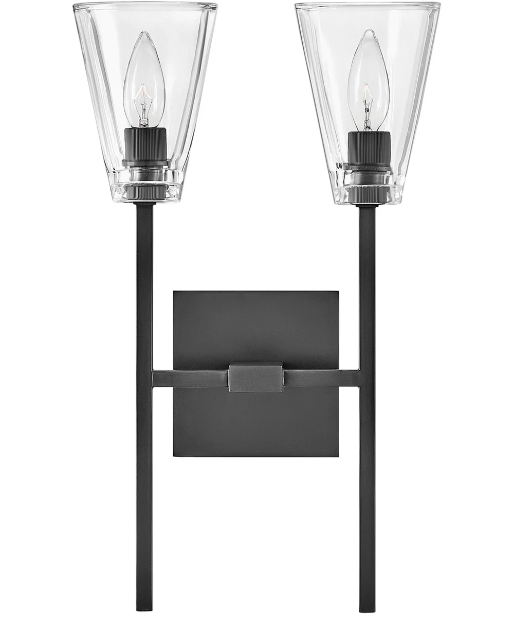 Auden 2-Light Two Light Vanity in Black Oxide