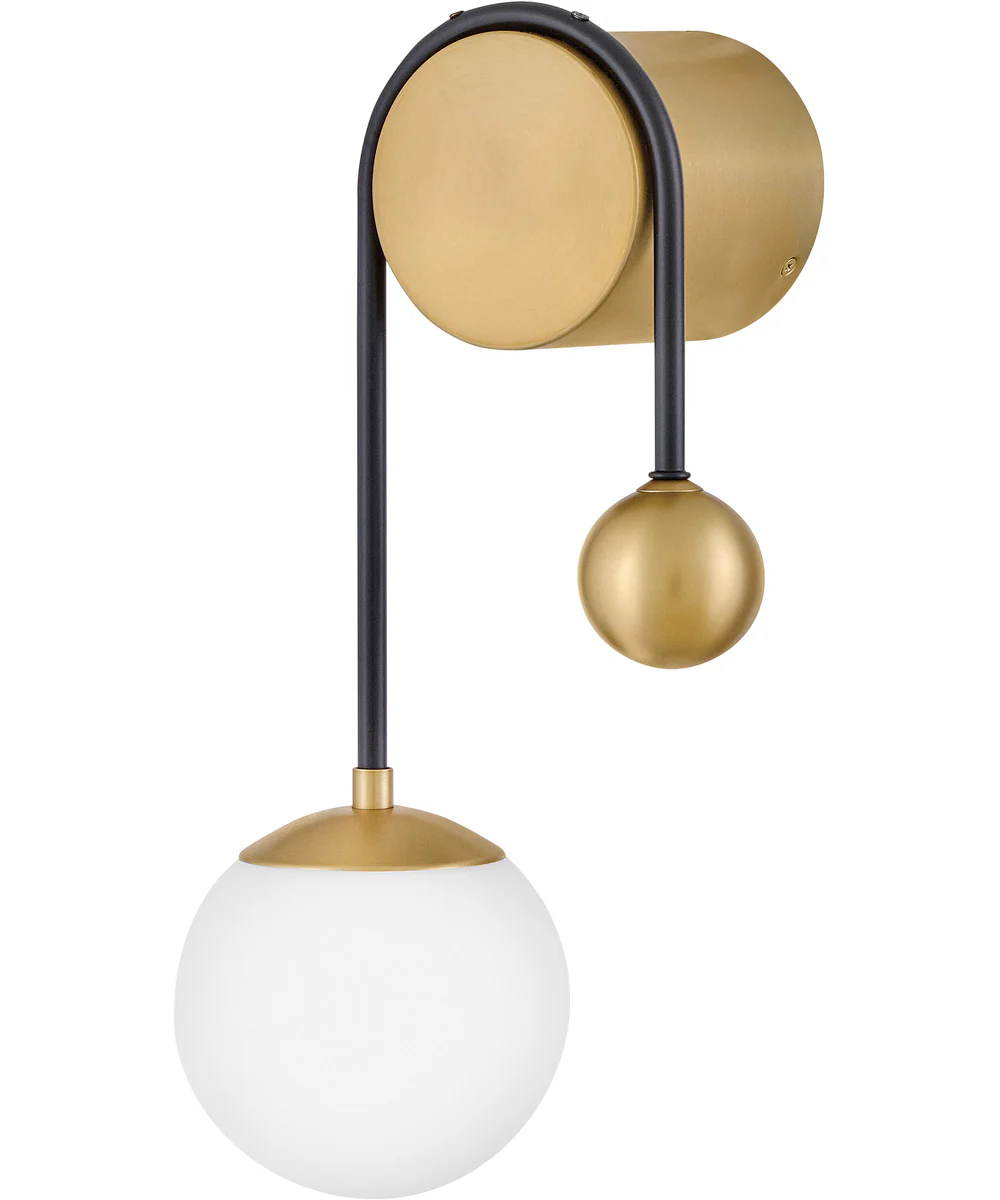 Auggie 1-Light Medium Single Light Sconce in Black - Image 2
