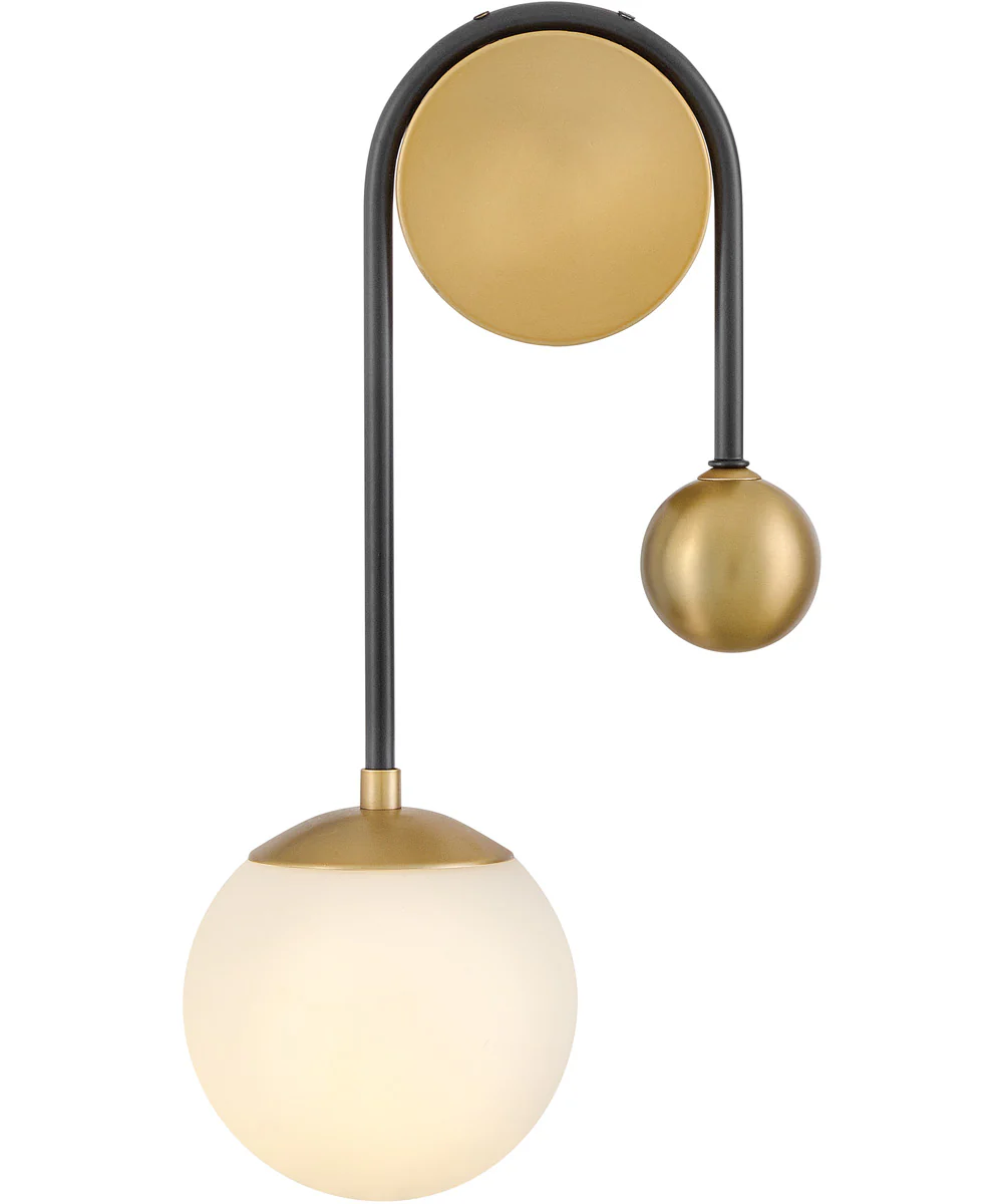 Auggie 1-Light Medium Single Light Sconce in Black - Image 4