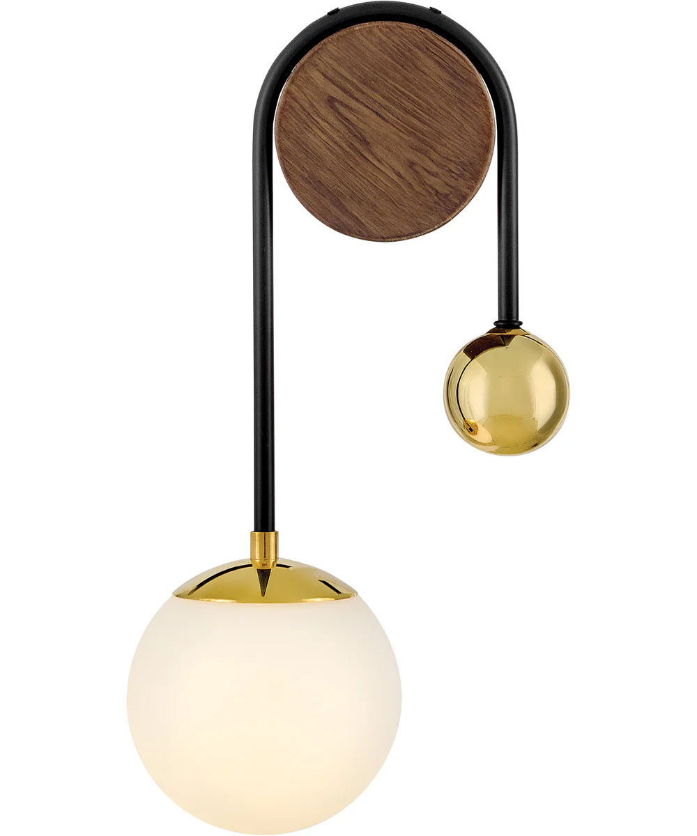 Auggie 1-Light Medium Single Light Sconce in Bright Brass - Image 4