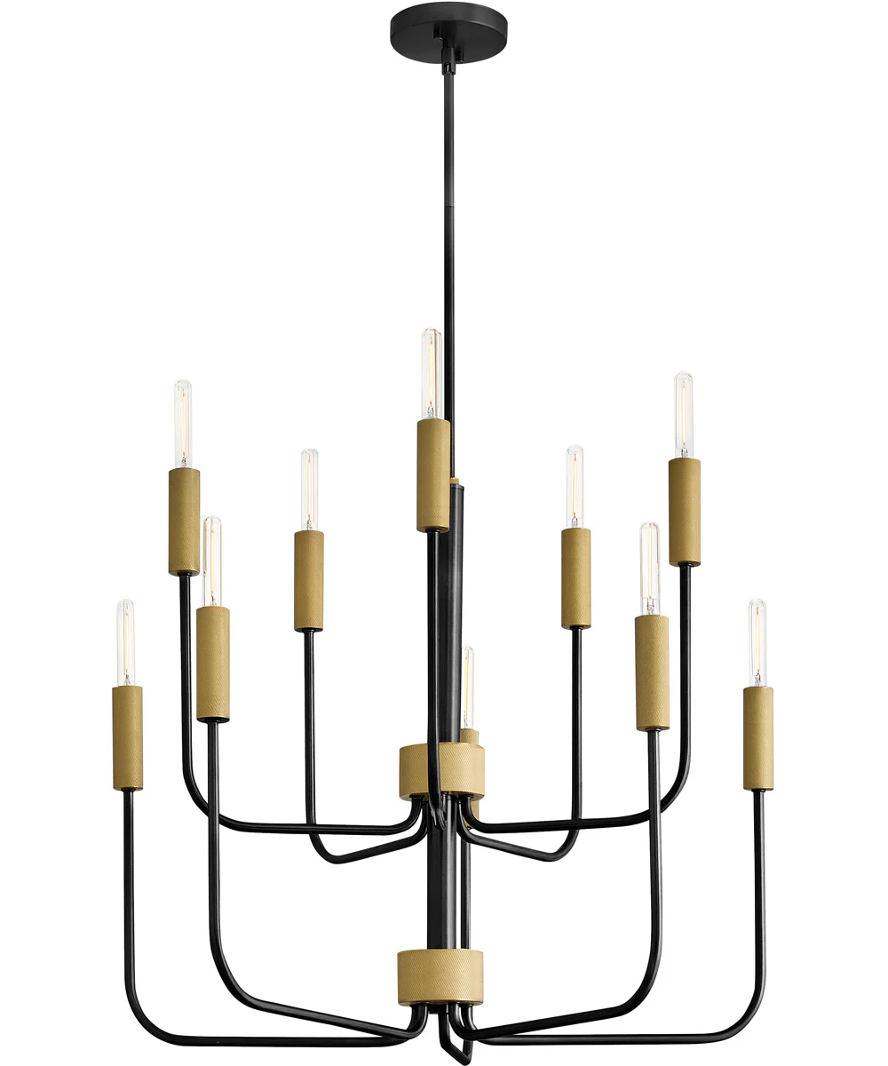 Austen 10-Light Medium Multi Tier in Black - Image 3