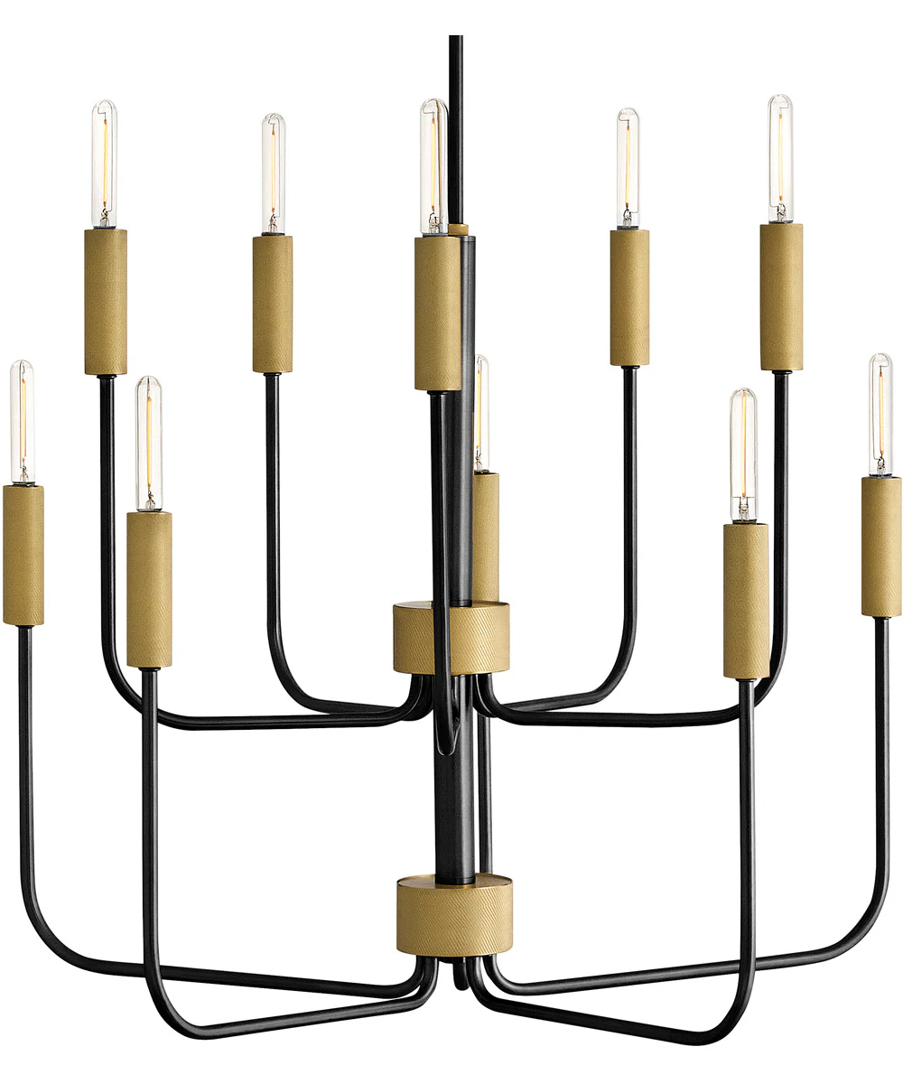 Austen 10-Light Medium Multi Tier in Black - Image 5