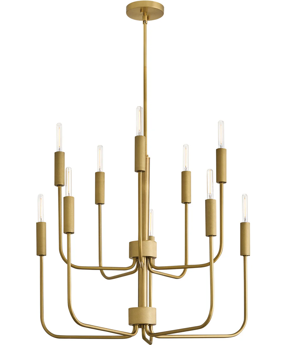 Austen 10-Light Medium Multi Tier in Lacquered Brass - Image 3