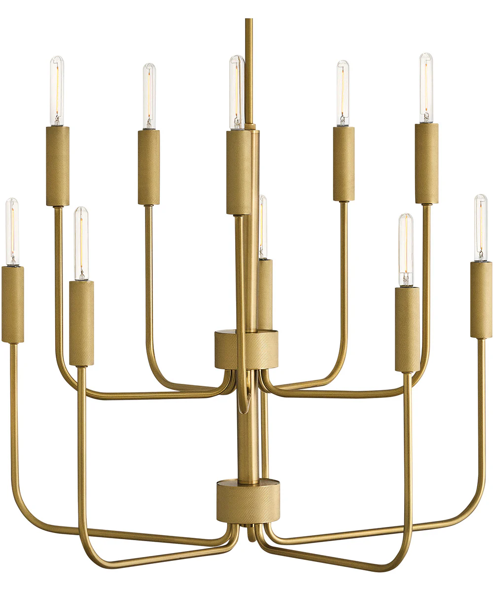Austen 10-Light Medium Multi Tier in Lacquered Brass - Image 5