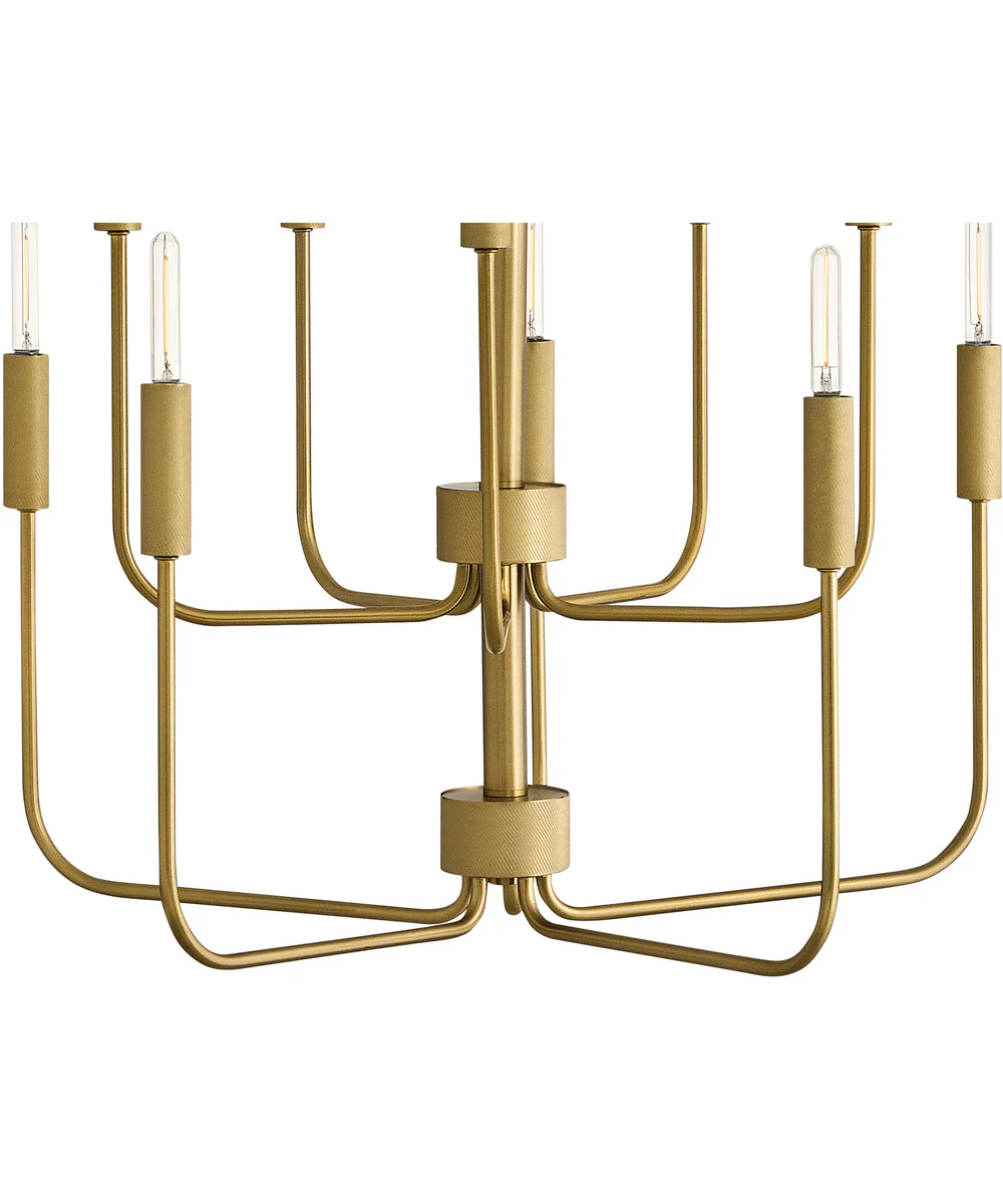 Austen 10-Light Medium Multi Tier in Lacquered Brass - Image 6