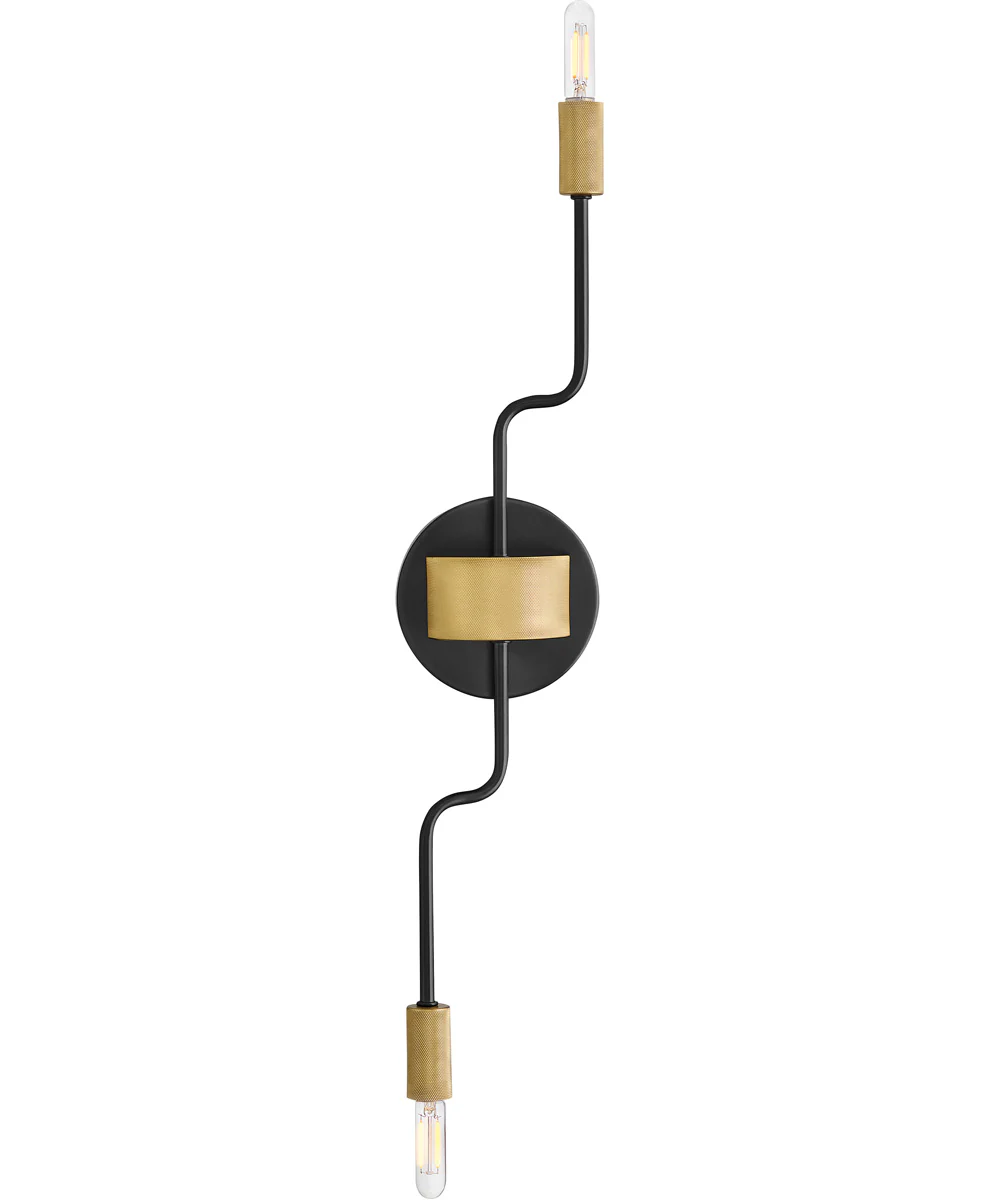 Austen 2-Light Medium Two Light Sconce in Black - Image 5