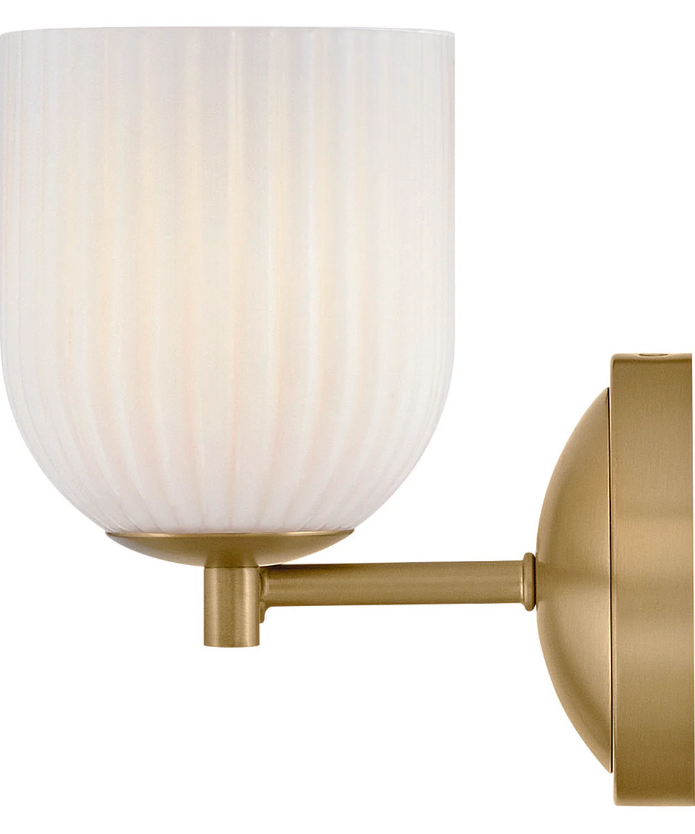 Ava 3-Light Medium Three Light Vanity in Lacquered Brass - Image 5