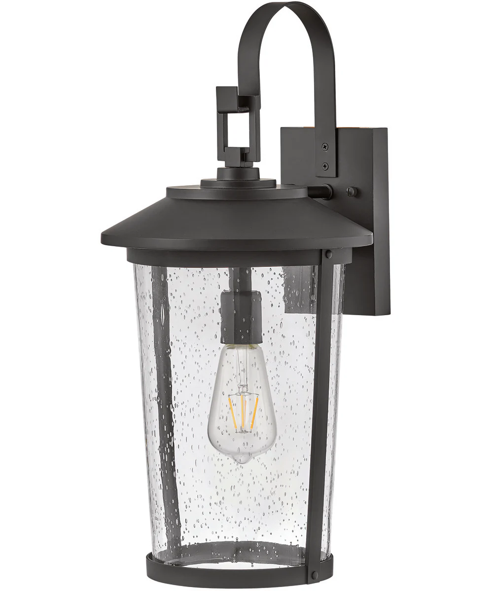 Banks 1-Light Large Wall Mount Lantern in Black - Image 2
