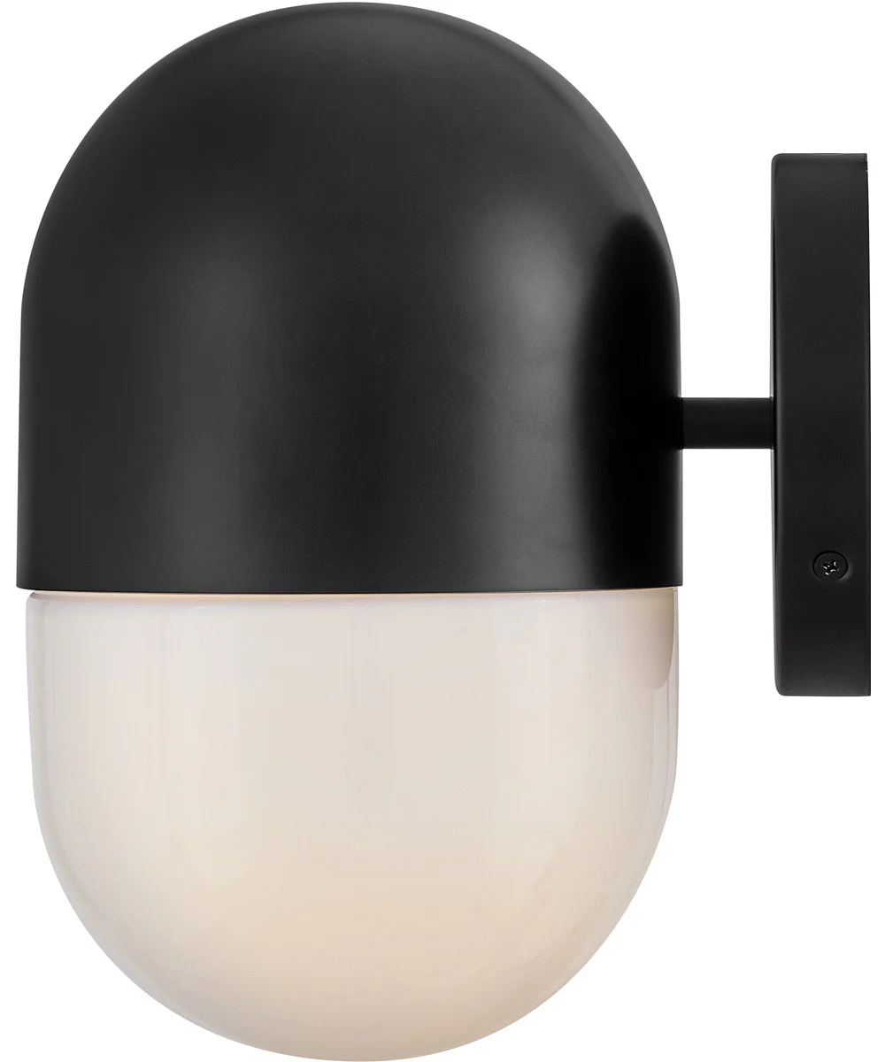 Bardi 1-Light Small Wall Mount Lantern in Black - Image 3