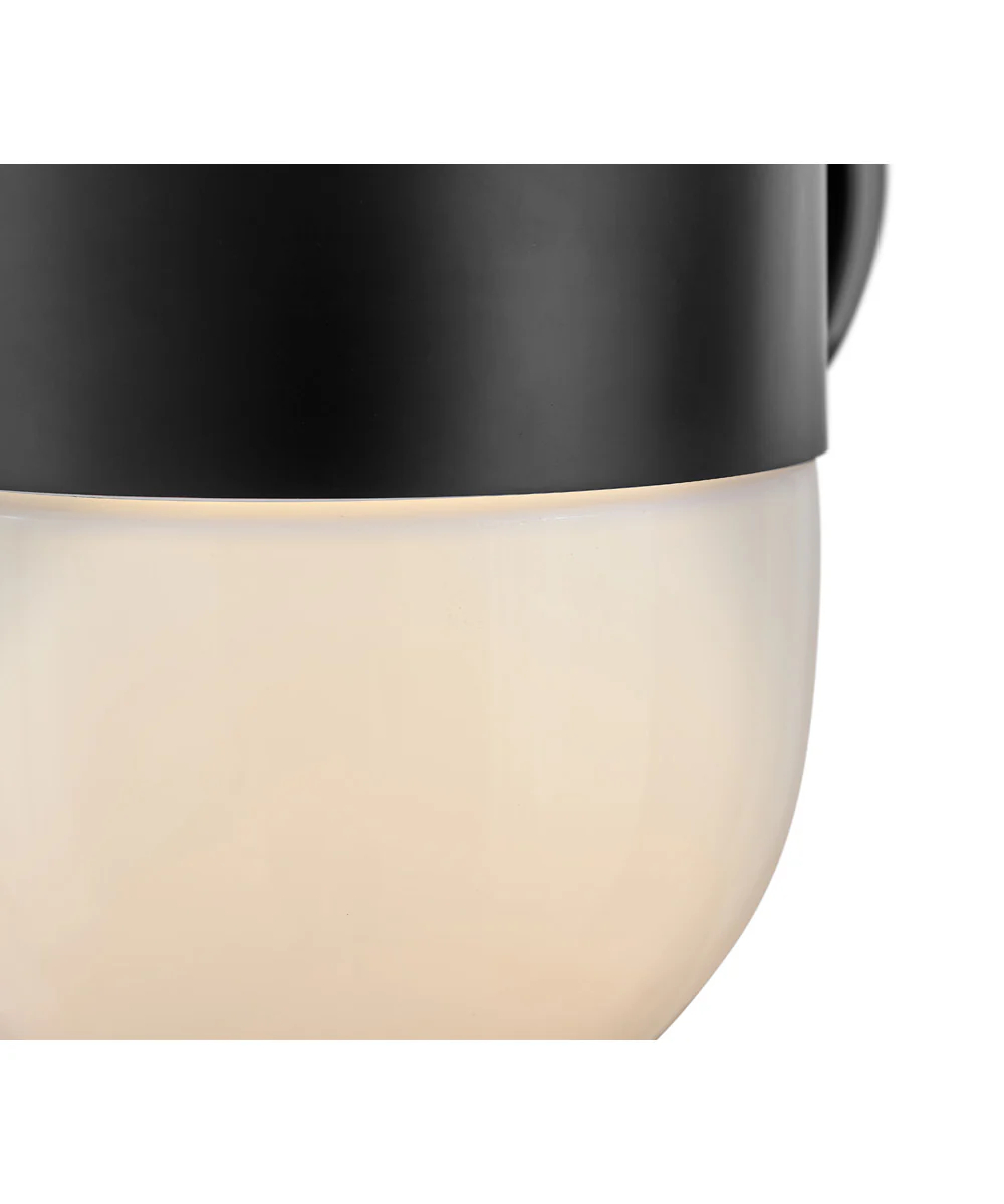 Bardi 1-Light Small Wall Mount Lantern in Black - Image 5