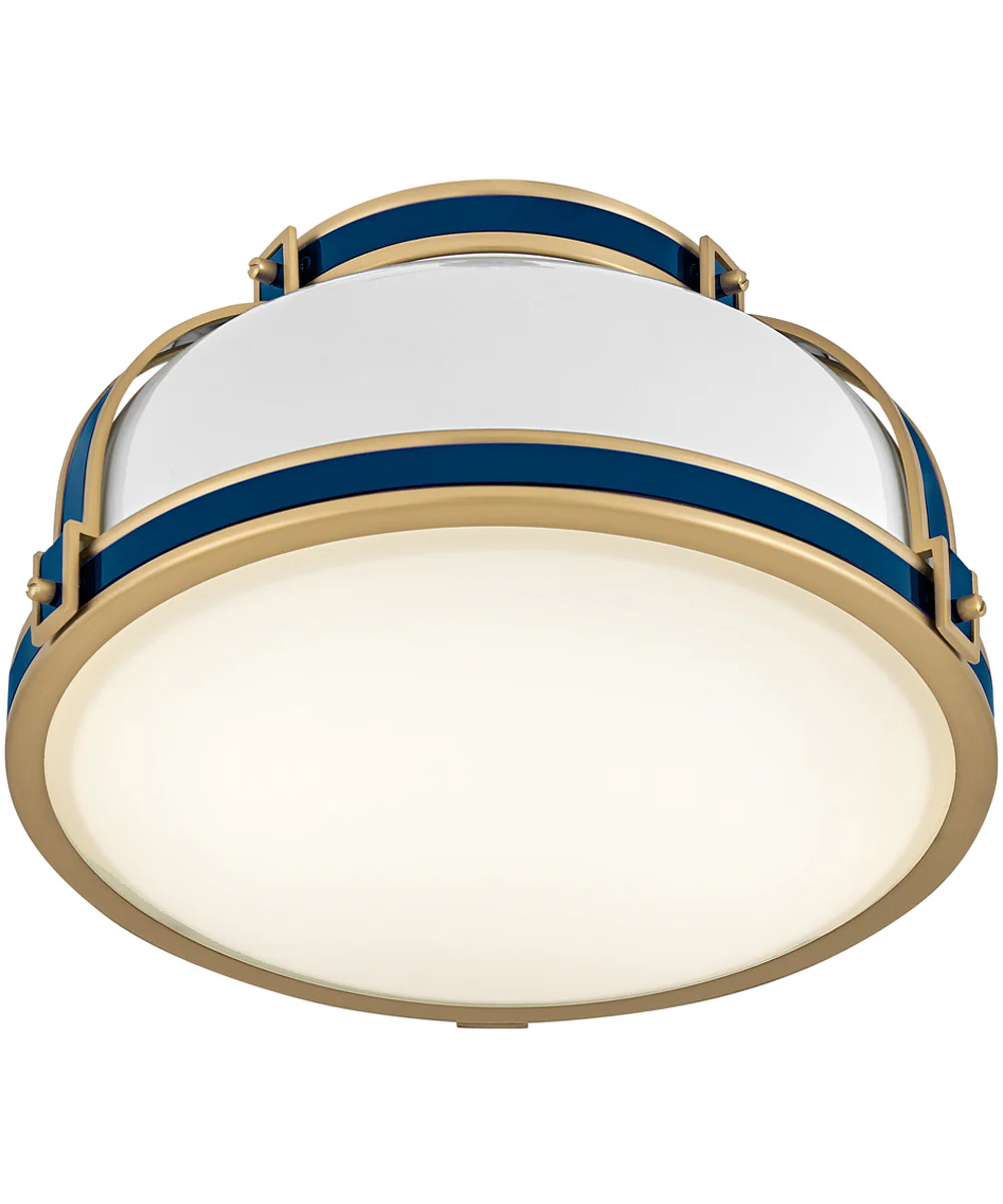 Barton 2-Light Medium Flush Mount in Gloss White - Image 4