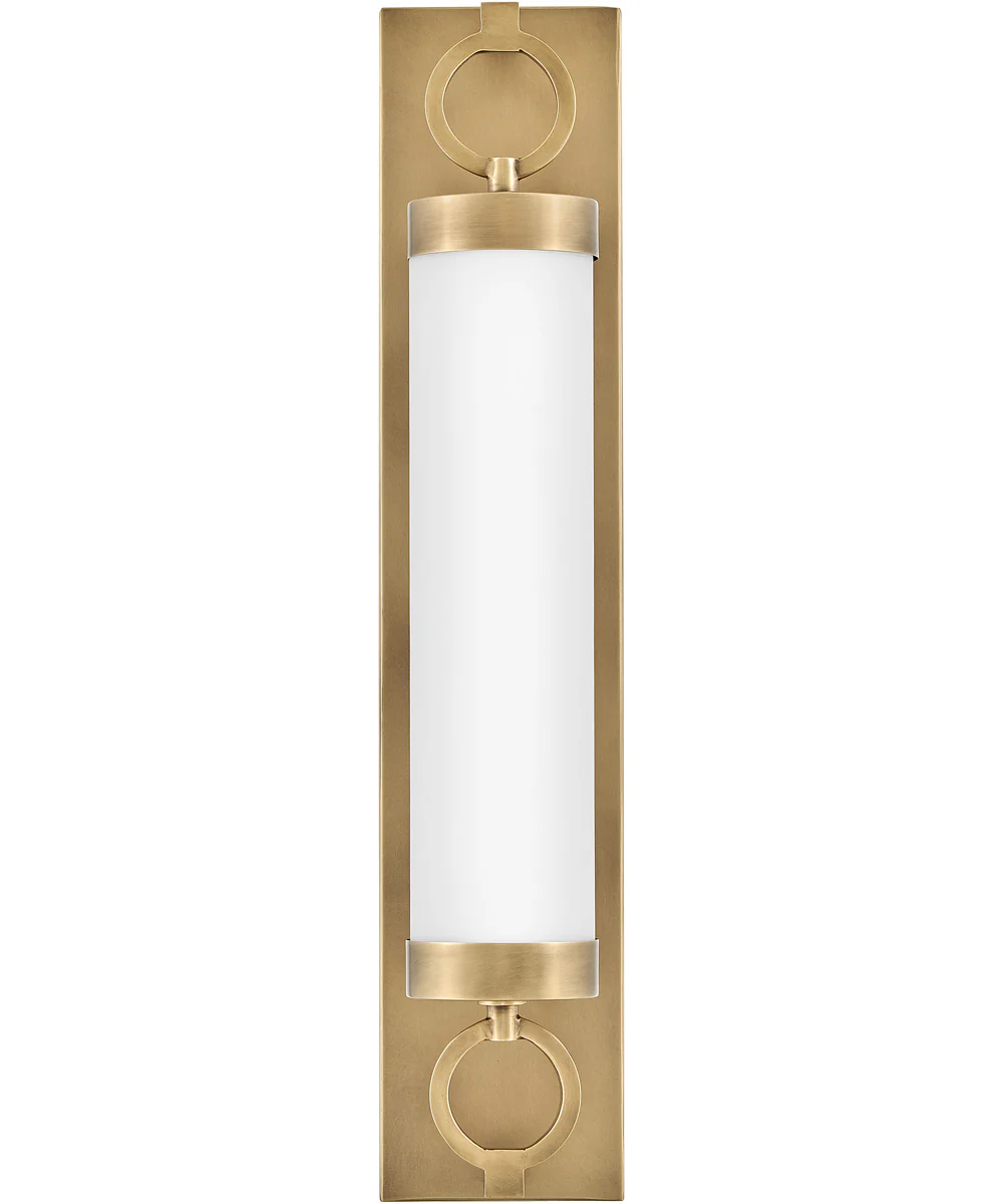 Baylor LED-Light Medium LED Vanity in Heritage Brass