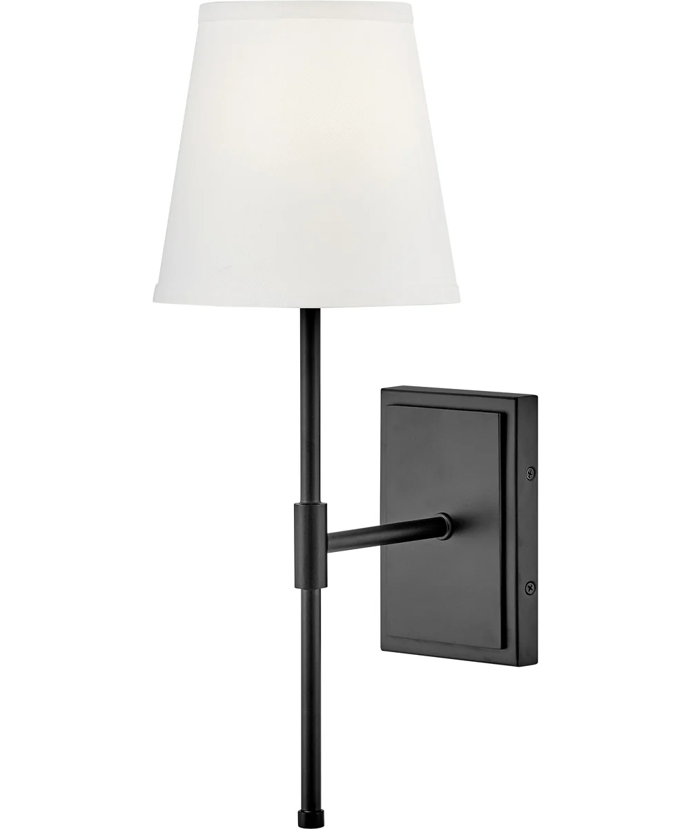 Beale 1-Light Medium Single Light Sconce in Black - Image 2