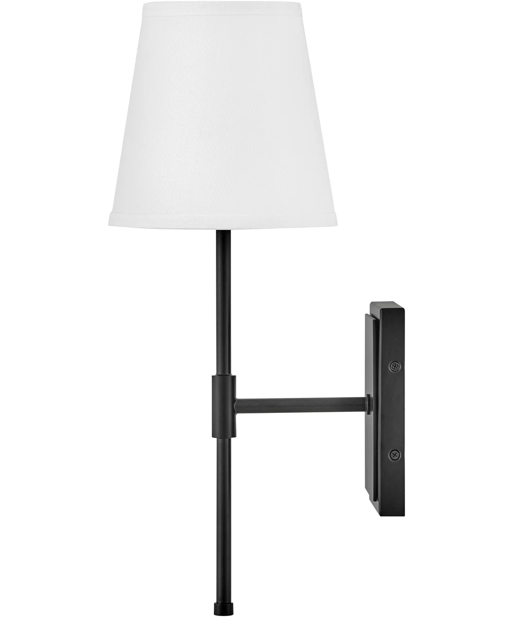 Beale 1-Light Medium Single Light Sconce in Black - Image 4