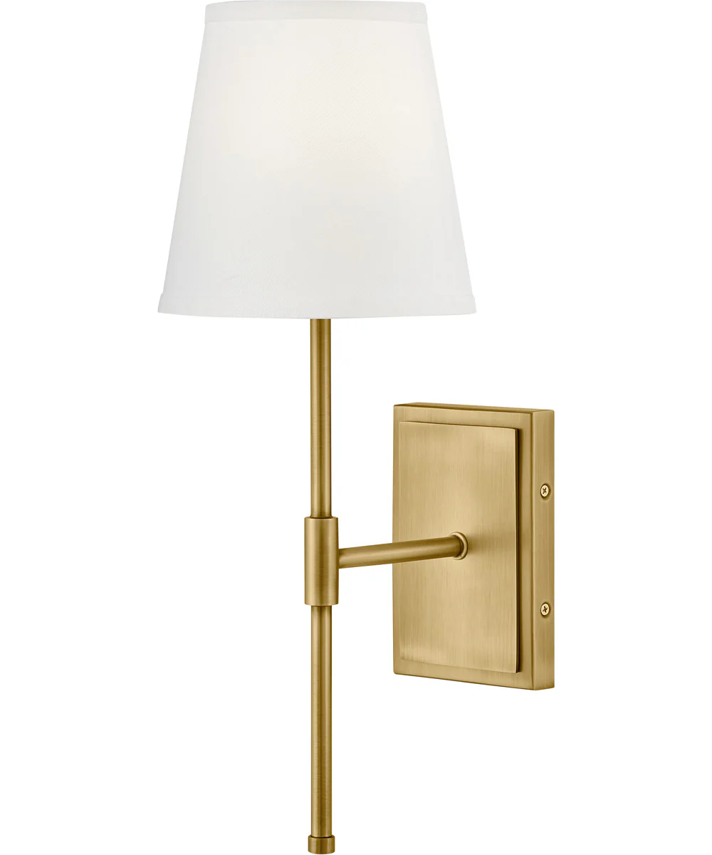 Beale 1-Light Medium Single Light Sconce in Lacquered Brass - Image 2