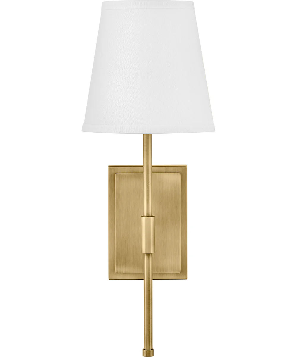 Beale 1-Light Medium Single Light Sconce in Lacquered Brass - Image 3