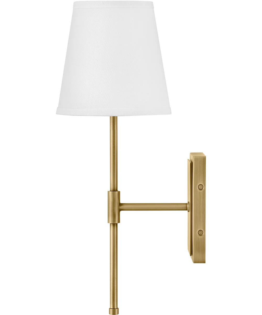 Beale 1-Light Medium Single Light Sconce in Lacquered Brass - Image 4