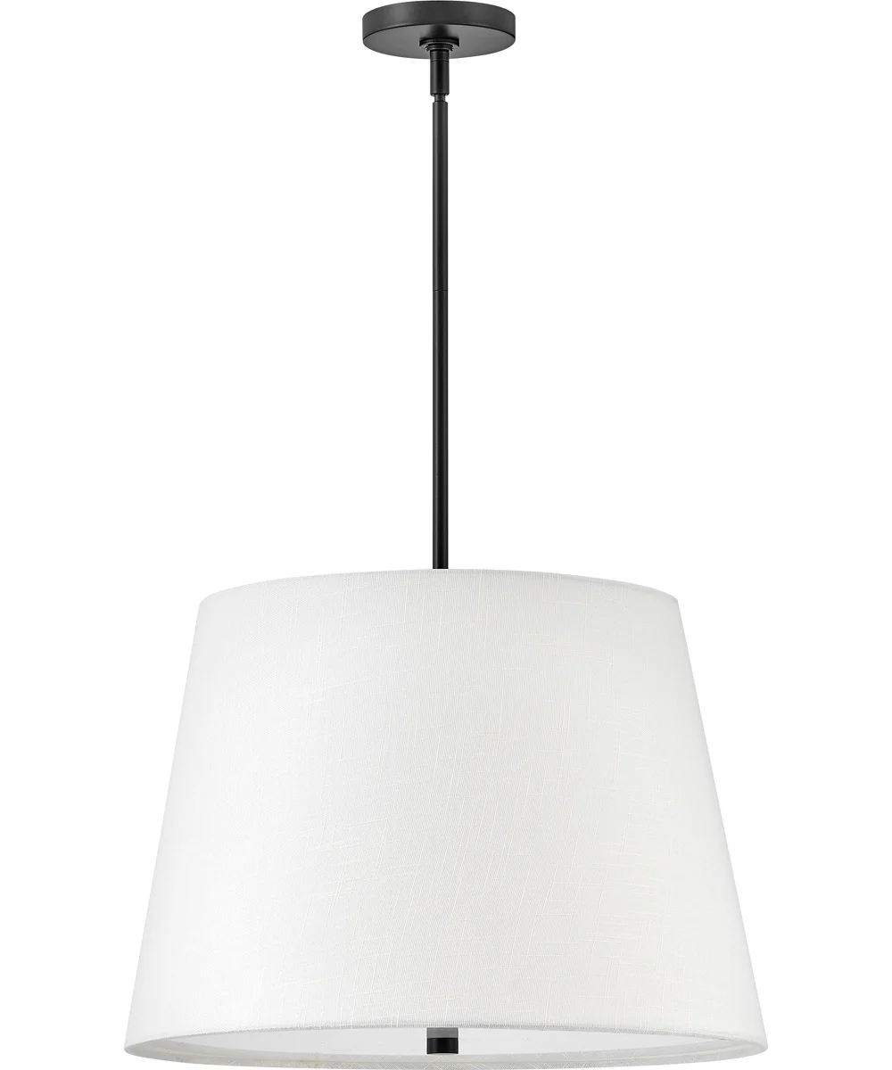 Beale 3-Light Large Convertible Pendant in Black