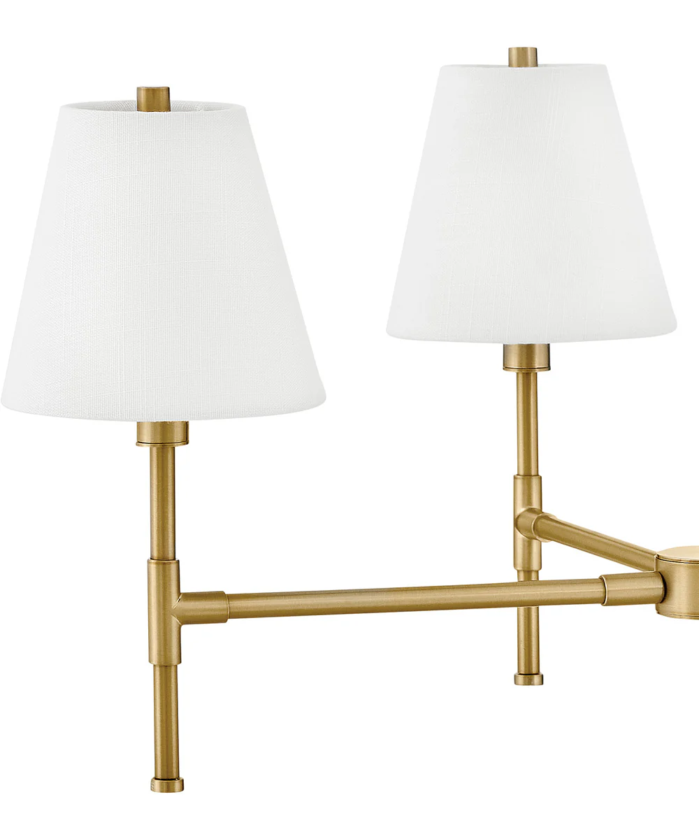 Beale 4-Light Medium Single Tier in Lacquered Brass - Image 8