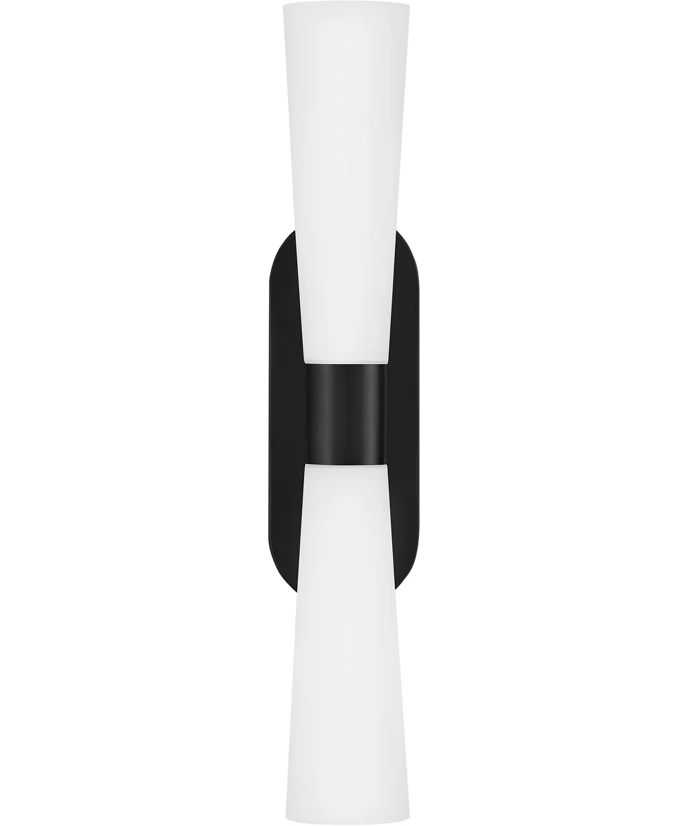 Beau 2-Light Large Two Light Sconce in Black - Image 2
