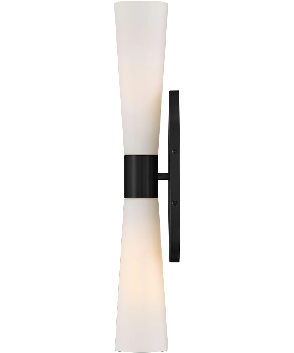 Beau 2-Light Large Two Light Sconce in Black - Image 4