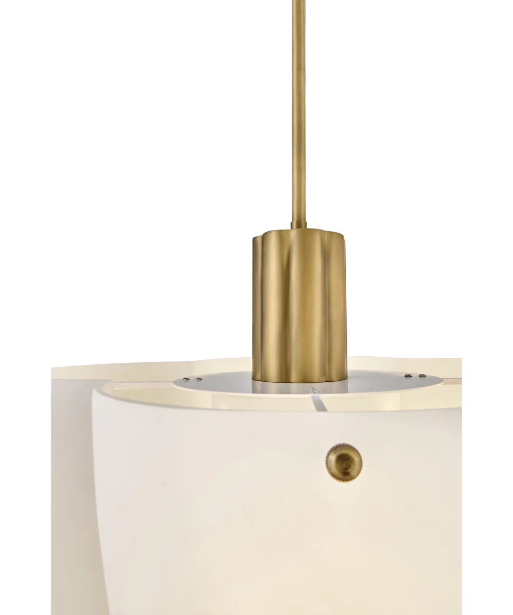 Becca 8-Light Large Pendant in Heritage Brass - Image 4