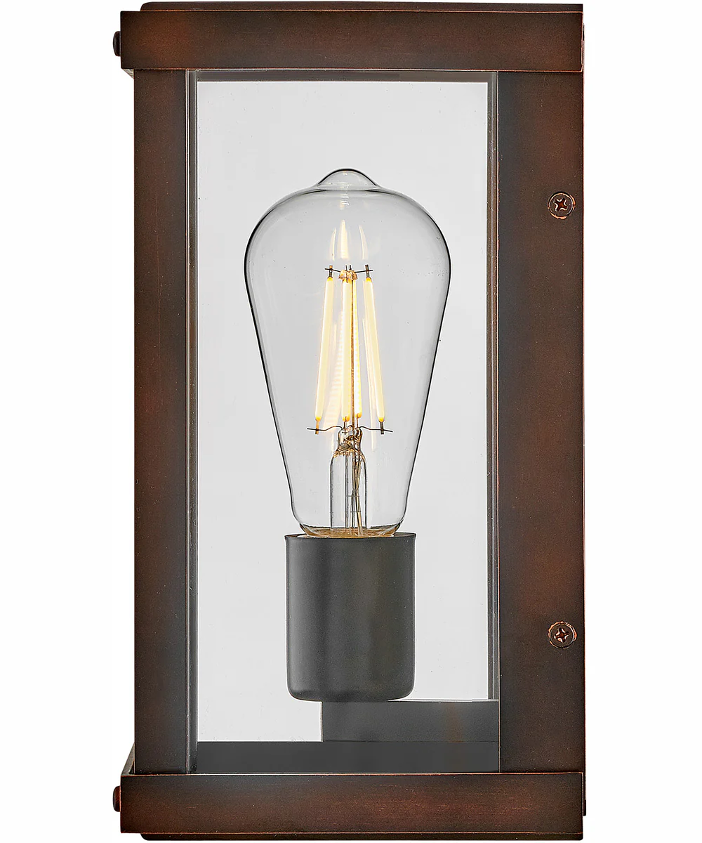 Beckham 1-Light Extra Small Wall Mount Lantern in Blackened Copper - Image 6