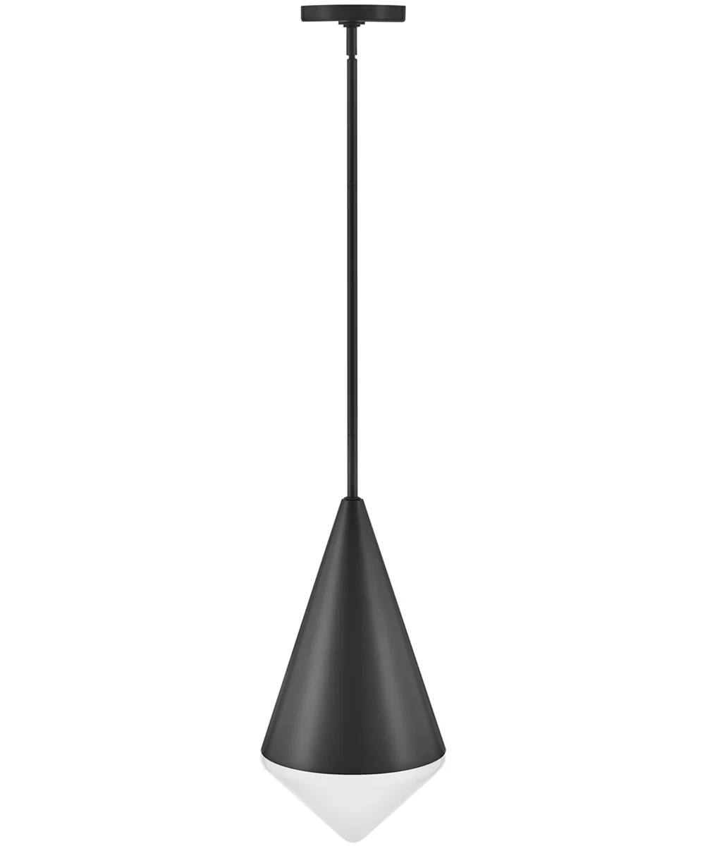 Betty 1-Light Small Pendant in Black - Image 4
