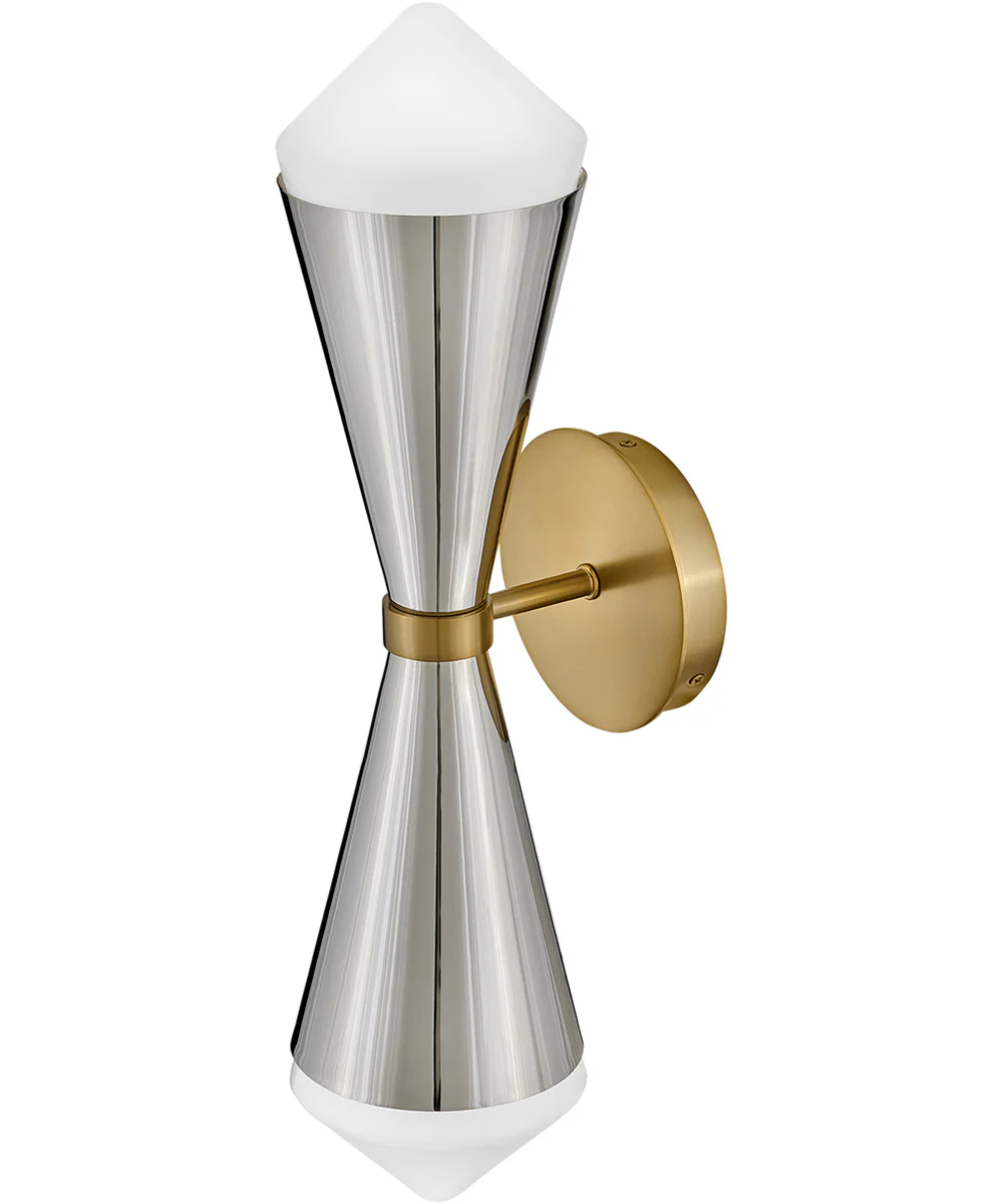 Betty 2-Light Large Two Light Sconce in Polished Nickel - Image 5