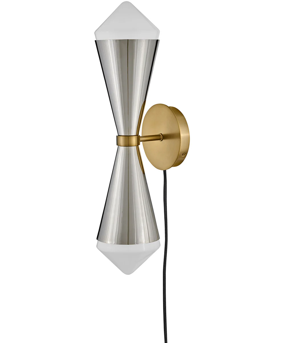 Betty 2-Light Large Two Light Sconce in Polished Nickel - Image 9
