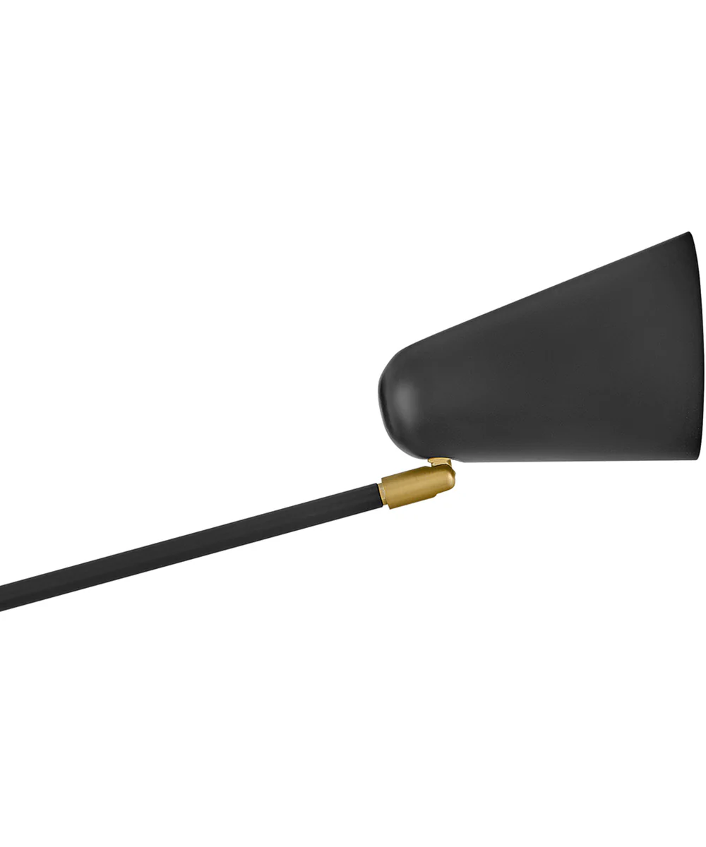 Birdie 2-Light Large Two Light Sconce in Black - Image 9