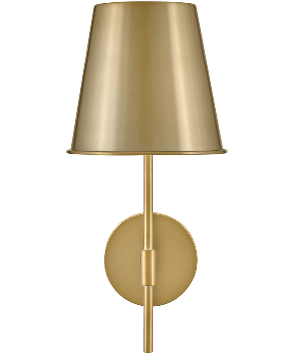 Blake 1-Light Medium Single Light Sconce in Lacquered Brass - Image 3