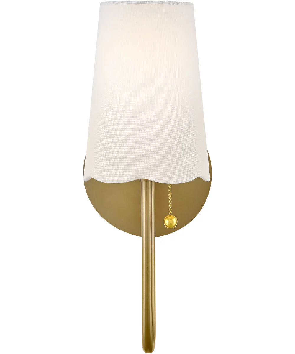 Bliss 1-Light Medium Single Light Sconce in Lacquered Brass - Image 3