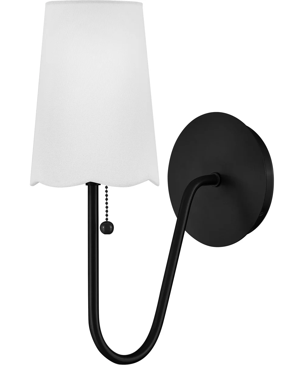 Bliss 1-Light Medium Single Light Scone in Black - Image 2