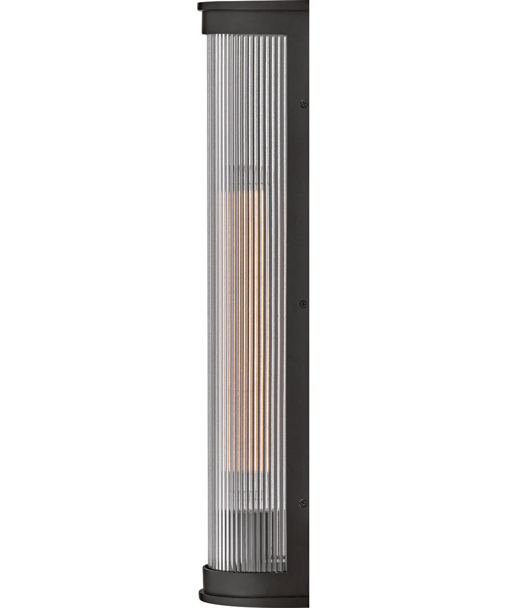 Bluffton 1-Light Large Wall Mount Lantern in Black - Image 5