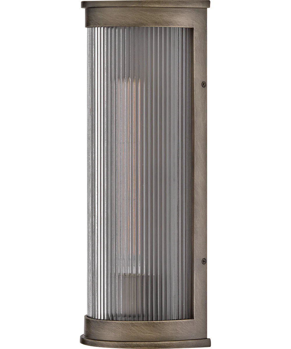 Bluffton 1-Light Medium Wall Mount Lantern in Burnished Bronze - Image 2