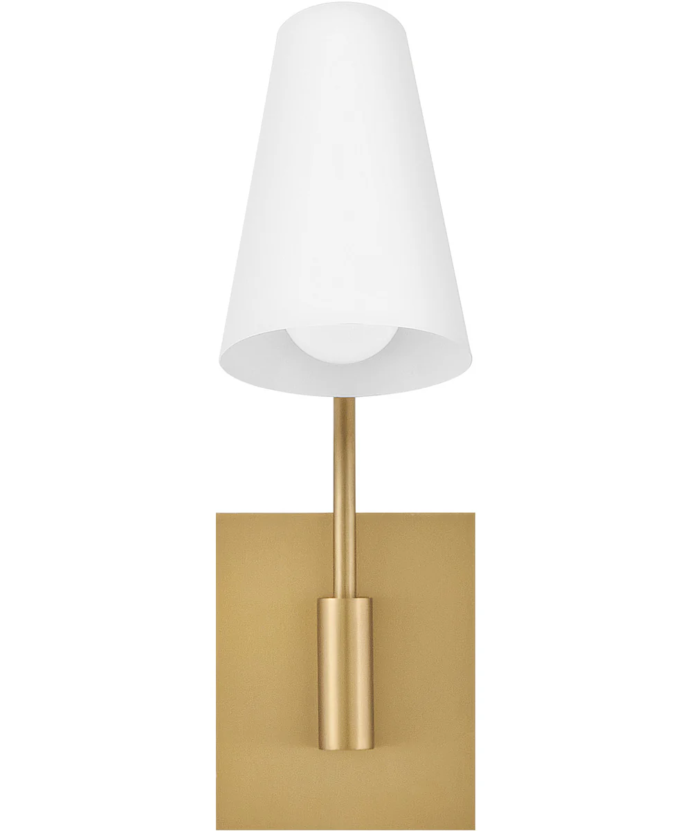 Bray 1-Light Medium Swing Arm Single Light Sconce in Lacquered Brass - Image 5