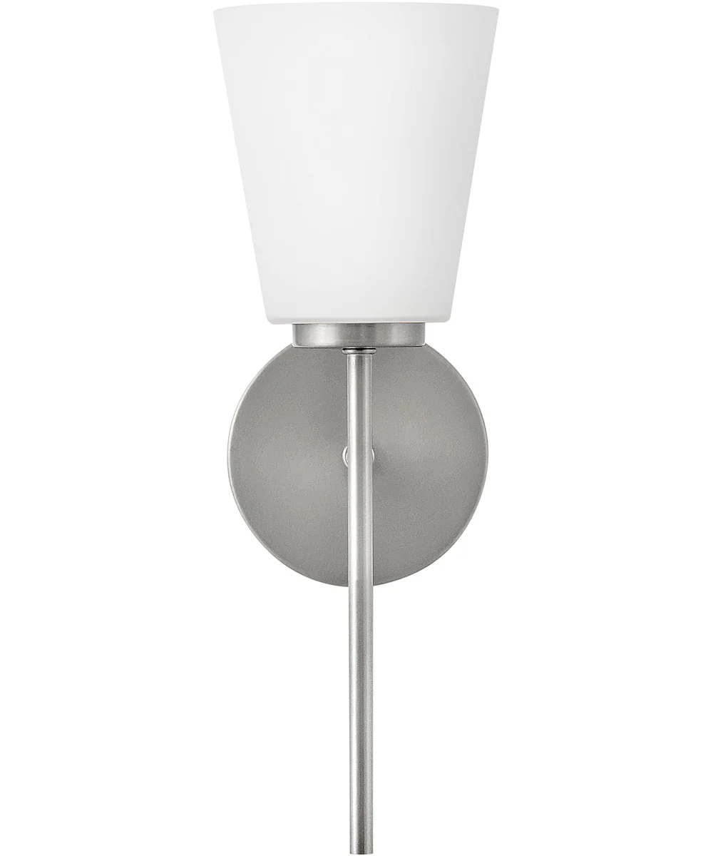 Bri 1-Light Medium Single Light Vanity in Brushed Nickel - Image 3