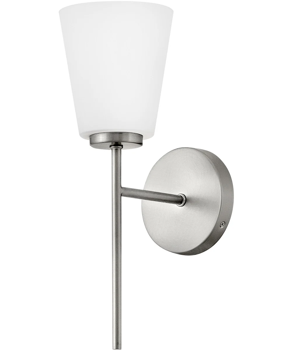 Bri 1-Light Medium Single Light Vanity in Brushed Nickel - Image 4