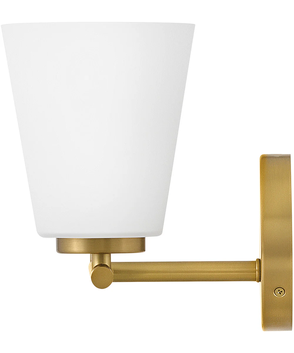 Bri 2-Light Small Two Light Vanity in Lacquered Brass - Image 5
