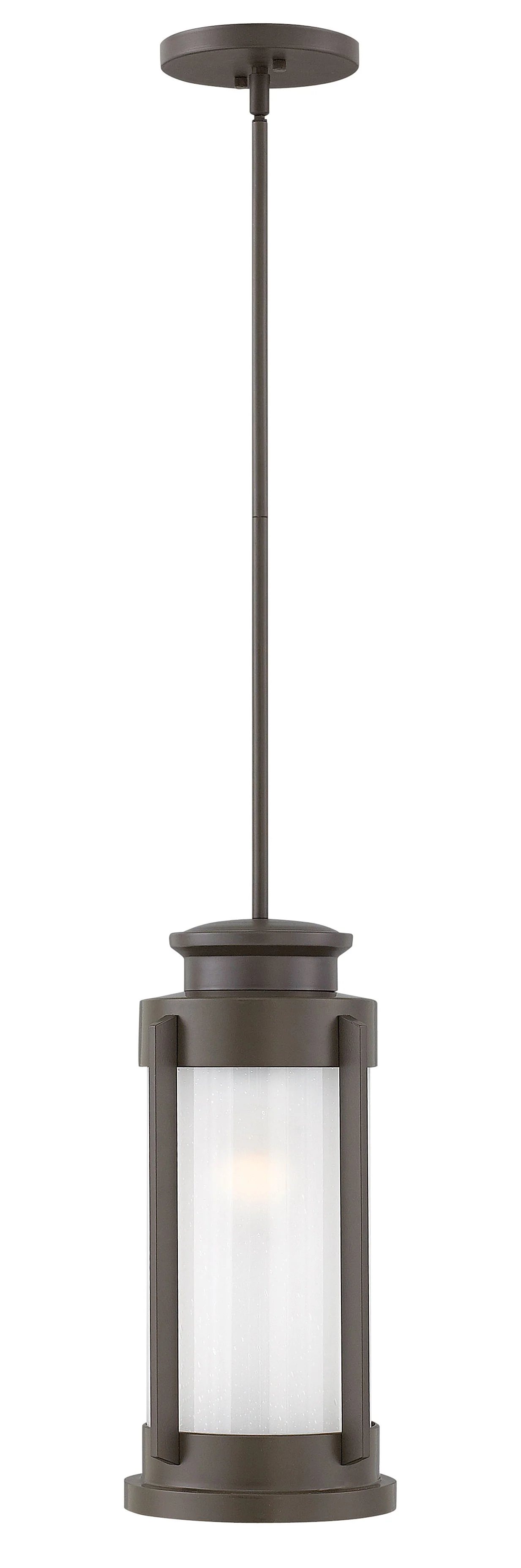 9"W Briggs 1-Light Outdoor Hanging Light in Buckeye Bronze