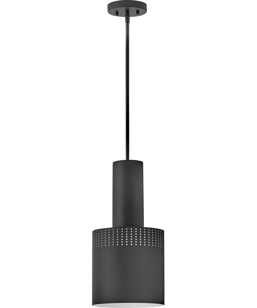 Casey 1-Light Small Pendant in Black - Image 2